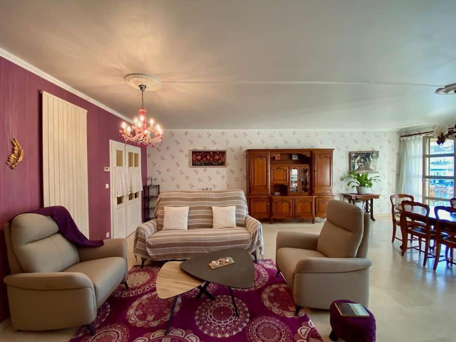 "Georgio" Grand Appartement Traversant Avec Vue Canal Et Parking Sète Exterior foto